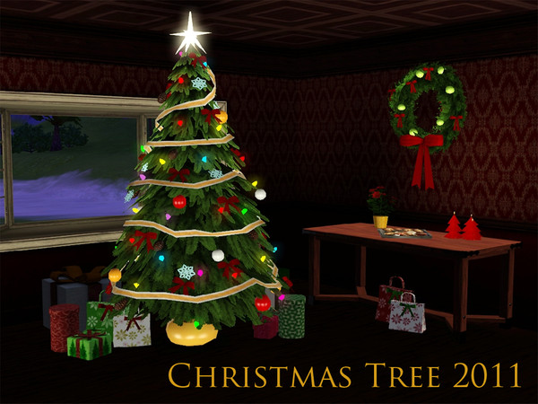 Sims 3 — Christmas Tree 2011 by sim_man123 — A new set for Christmas 2011 - Build A Tree! This set features a multitude
