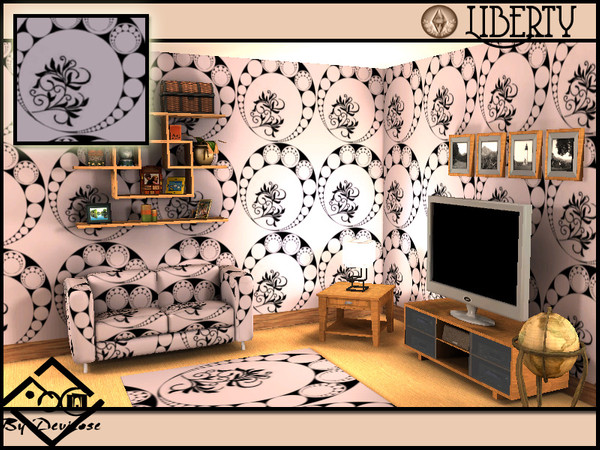 Sims 3 — Liberty 2 by Devirose — by Devirose 3 levels of recolor-created using EA's 'Create a Pattern'.'-Textures are my