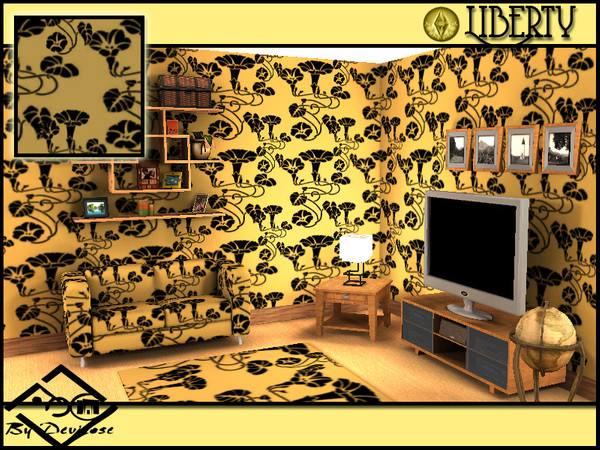 Sims 3 — Liberty 3 by Devirose — by Devirose,2 levels of recolor-created using EA's 'Create a Pattern'.'-Textures are my