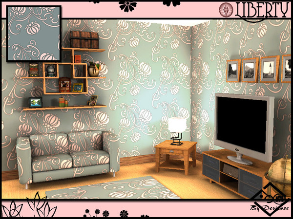 Sims 3 — Liberty 5 by Devirose — by Devirose,2 levels of recolor-created using EA's 'Create a Pattern'.'-Textures are my