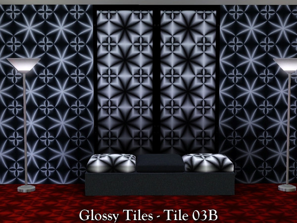 Sims 3 — Glossy Tiles-Tile 03B-Bigger by allison731 — By allison731 This pattern is part of the Glossy Tiles set. Pattern