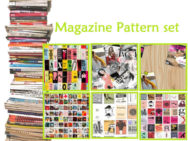 Sims 3 — Magazine pattern set by danioontje2 — Do your sims want to read magazines from their walls, too bad this pattern