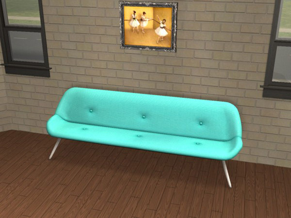 Sims 2 — Super Settee Ocean by portiapudding — Twelve recolours of the Super Settee from the Pets EP. These are basic