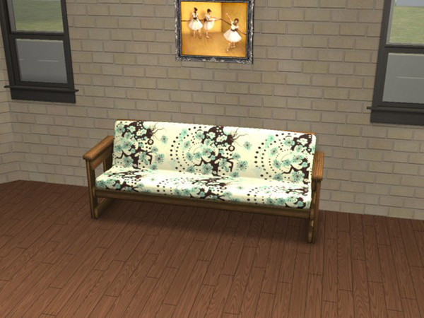 Sims 2 — Futonesque Iced  by portiapudding — Fifteen recolours of the Futonesque Sofa from the Base Game. It\'s a nice