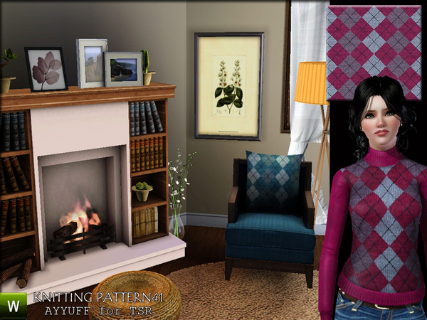 Sims 3 — Knitting Pattern41 by ayyuff — Knitting Pattern41