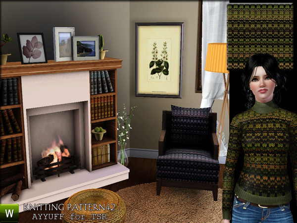 Sims 3 — Knitting Pattern42 by ayyuff — Knitting Pattern42