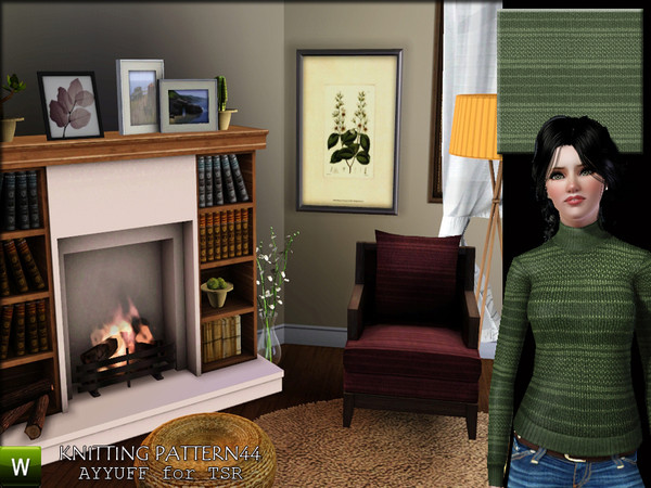 Sims 3 — Knitting Pattern44 by ayyuff — Knitting Pattern44