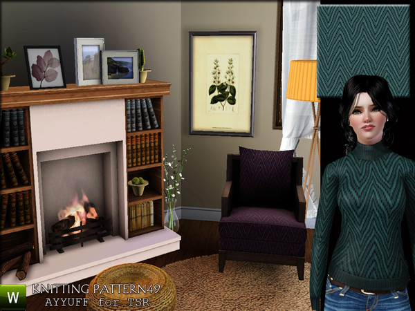 Sims 3 — Knitting Pattern49 by ayyuff — Knitting Pattern49
