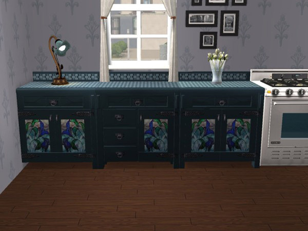 Sims 2 — Impossible Mission Teal Top by portiapudding — Recolours of the top and base in matching colours, each with