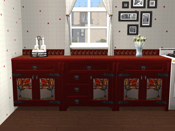 Sims 2 — Impossible Mission Ruby Top by portiapudding — Recolours of the top and base in matching colours, each with