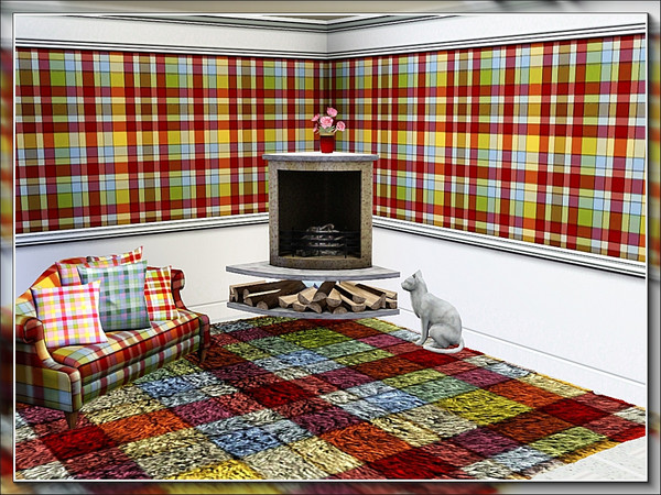 Sims 3 — marcorse_windowpane check  pattern by marcorse — The windowpane check is a larger, more open design that can be