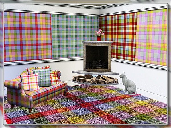 Sims 3 — marcorse_windowpane check pattern set by marcorse — A set of four windowpane check patterns in both bold and