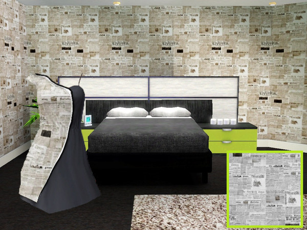 Sims 3 — Newspaper 1 by danioontje2 — If your sims like the vintage style newspapers give to a room then they will