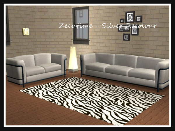 Sims 2 — Zecutime Recolour Collection - Silver by portiapudding — Eleven recolours of the Zecutime sofa set. This will