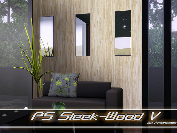 Sims 3 — PS Sleek-Wood V by Pralinesims — By Pralinesims under: Wood