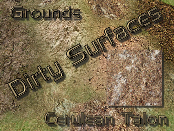 Sims 2 — Dirty Surfaces - Grounds - 4b by Cerulean Talon — Dirty surfaces that will make a wonderful environmental