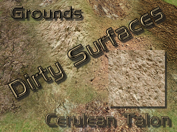 Sims 2 — Dirty Surfaces - Grounds - 5b by Cerulean Talon — Dirty surfaces that will make a wonderful environmental
