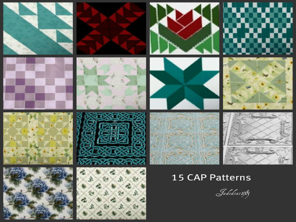 Sims 3 — Misc patterns by jadepanther198303 — This is a set of misc patterns made with EA's create a pattern tool. A few