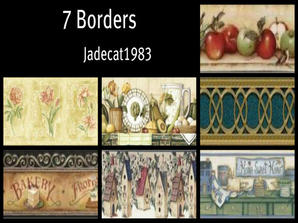 Sims 3 — borders part1 by jadepanther198303 — These borders were made specifically for the walls I created. Because of