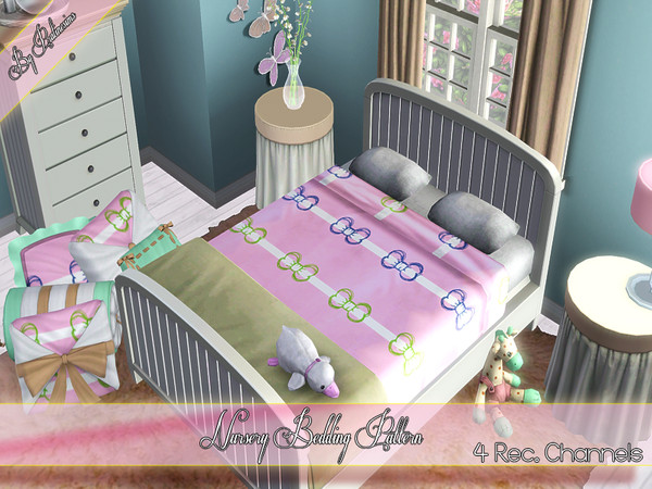 Sims 3 — PS Nursery Bedding Pattern by Pralinesims — By Pralinesims under:Theme /4 rec. Channels