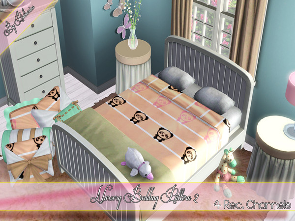 Sims 3 — PS Nursery Bedding Pattern II by Pralinesims — By Pralinesims under:Theme /4 rec. Channels