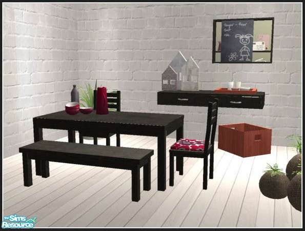 Sims 2 — Rustico in black by mirake — 