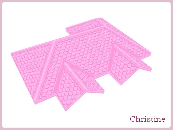 Sims 3 — Pink Candy Roof dv001 by cm_11778 — New rooves for the Valentine Season, Happy Simming, Christine