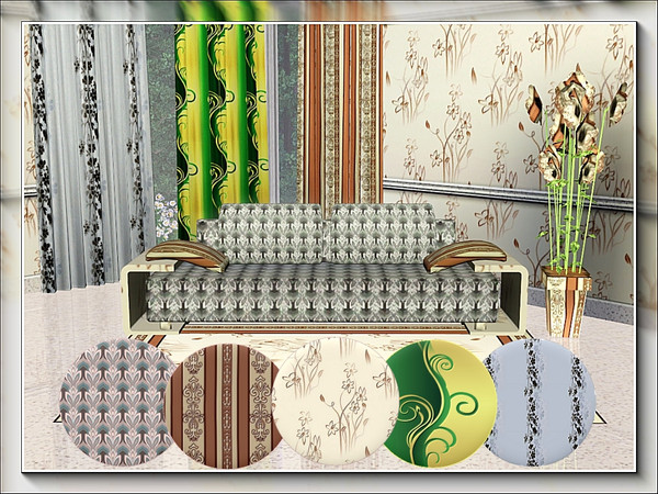 Sims 3 — marcorse_verticals pattern set by marcorse — A set of five patterns with a vertical aspect - 4 Fabrics, 1