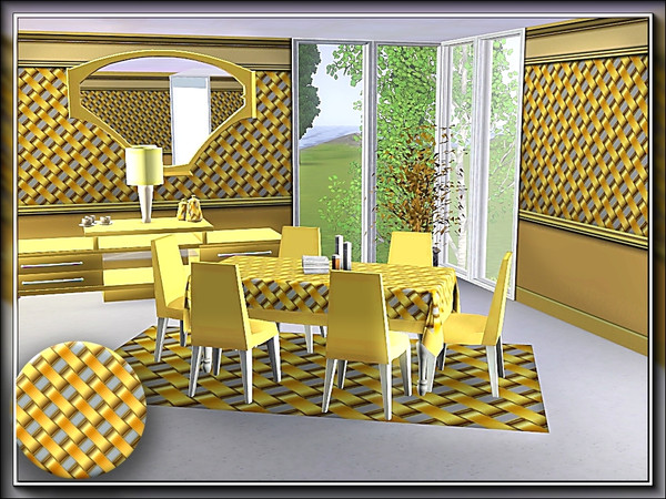 Sims 3 — marcorse_diagonal lattice pattern by marcorse — A very simple but effective, woven diagonal lattice pattern in