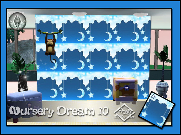 Sims 3 — Nursery Dream 10 by Devirose — by Devirose-created using EA's 'Create a Pattern'.'-No need Expansion packs,base
