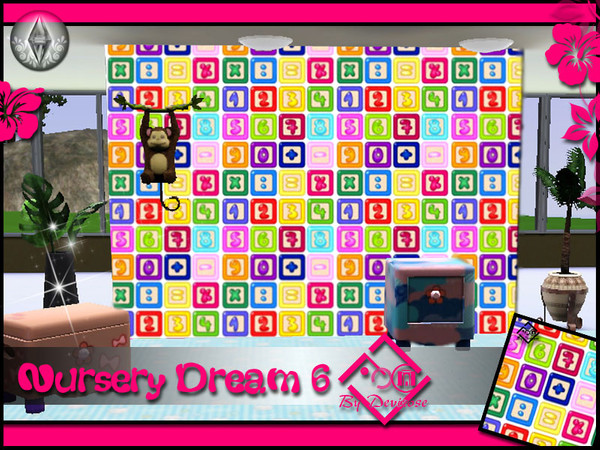Sims 3 — Nursery Dream 6 by Devirose — by Devirose-created using EA's 'Create a Pattern'.'-No need Expansion packs,base