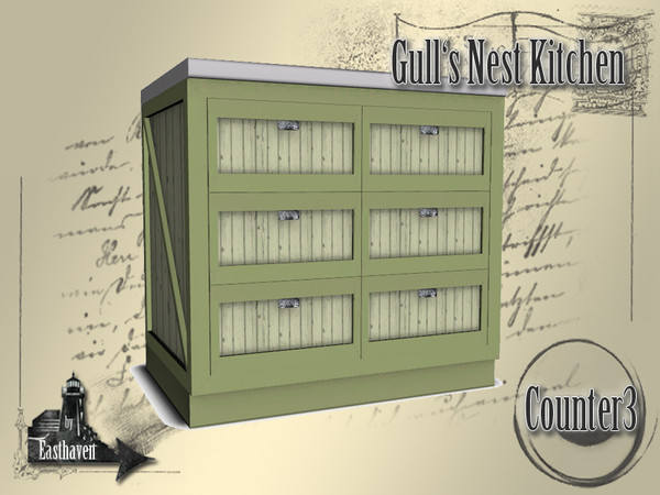 Sims 3 — GullsNestKitchen_Counter3 by Easthaven — GullsNestKitchen_Counter3 by Easthaven for TSR