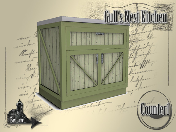 Sims 3 — GullsNestKitchen_Counter1 by Easthaven — GullsNestKitchen_Counter1 by Easthaven for TSR