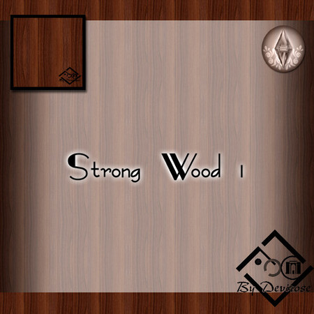 Sims 3 — Strong Wood 1 by Devirose — by Devirose,created using EA's 'Create a Pattern'.'-No need Expansion packs,base
