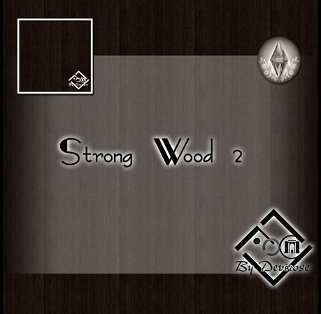Sims 3 — Strong Wood 2 by Devirose — by Devirose,created using EA's 'Create a Pattern'.'-No need Expansion packs,base