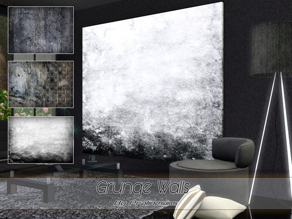 Sims 3 — Grunge Walls by Pralinesims — By Pralinesims