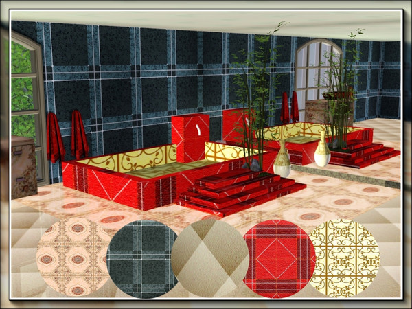 Sims 3 — marcorse_tiles pattern set by marcorse — A set of five Tile patterns, including 1 carpet tile, but all to be