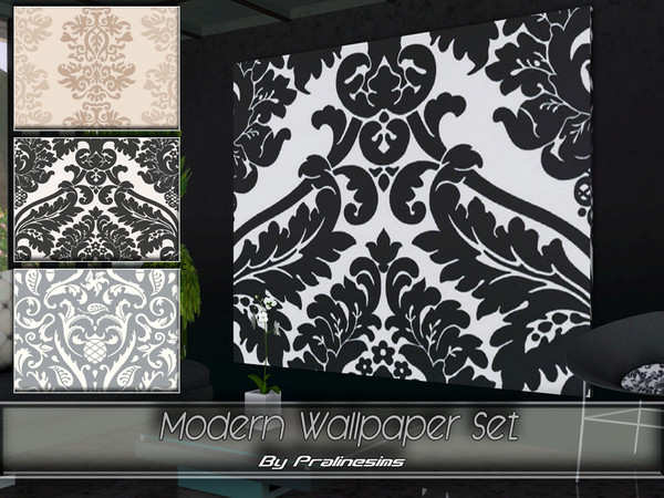 Sims 3 — Modern Wallpaper Set by TSR Archive — This set contains three modern pictures. We hope you like them,please