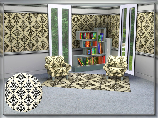 Sims 3 — marcorse_lanterns pattern by marcorse — Chinese lanterns in an allover repeat pattern