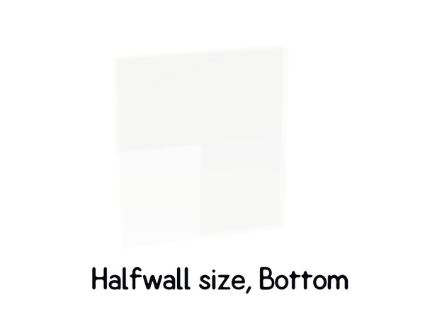 Sims 3 — Clear Window BottomHalf by Angela — Clear window Bottom Half. Made by Angela@TSR (2012) Please don't clone or