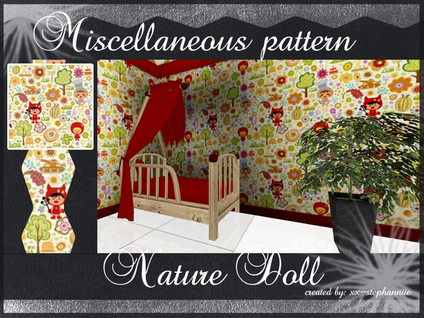 Sims 3 — Nature Doll Pattern by xx-stephanniie2 — Nature Doll Pattern. Created by xx-Stephanniie.
