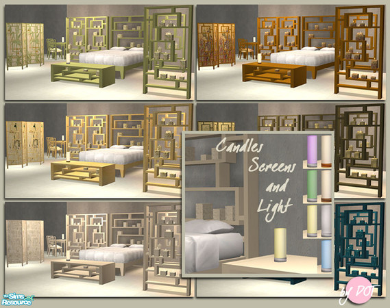 Sims 2 — Screens SuperSet by DOT — Screens SuperSet. University Required on Candle Screen Light Only. Light, Double Bed