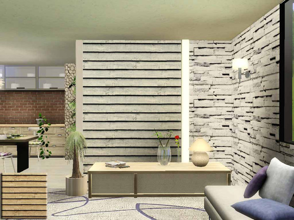 Sims 3 — Pattern -  Wood 36 (H) by ung999 — Pattern - Wood 36 (Horizontal Textures)