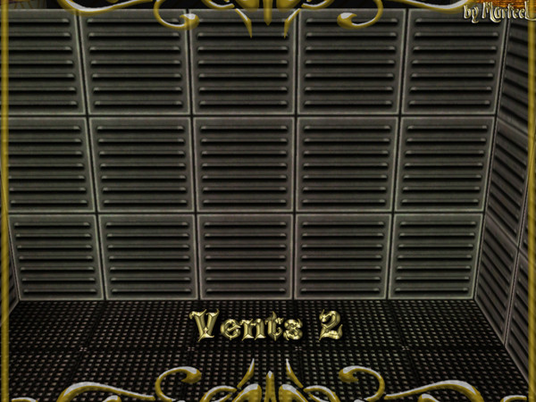 Sims 3 — Vents2 by murfeel — Unfortunately, these vents will do nothing to help your sims breathe easier...but look at