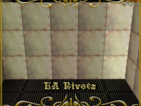 Sims 3 — EA Rivets by murfeel — I literally took these from one of the overlays used on several EA rabbithole meshes--it