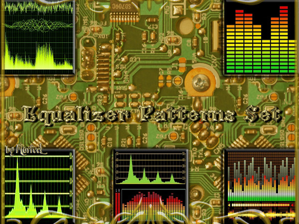 Sims 3 — Equalizer Patterns Set by murfeel — Pump up the volume!!! Can you hear me now? Good! 