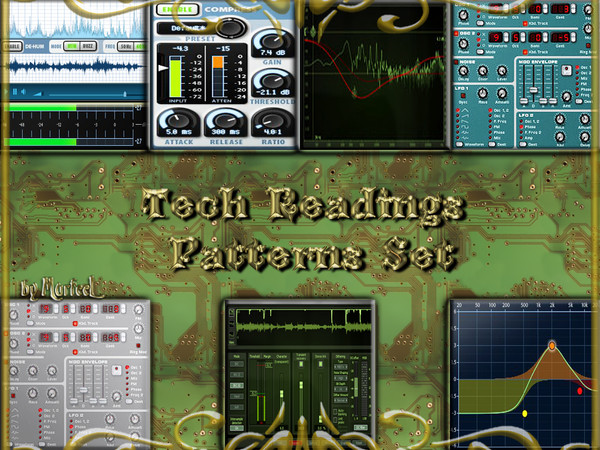 Sims 3 — Tech Readings Patterns Set by murfeel — Captain! These readings show that MurfeeL has absolutely too much time