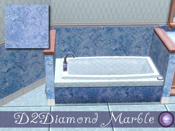 Sims 3 — D2Diamond Marble by D2Diamond — My famous marble design from the Diamond Marble collection.