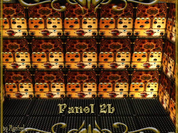 Sims 3 — Steampunk Panel 2b by murfeel — Have fun with calibrating this!