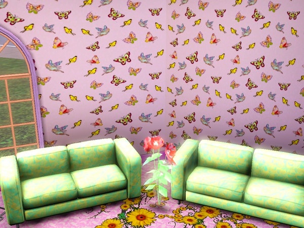Sims 3 — Fairy 4 by torija07092 — Fairies and butterflies pattern.